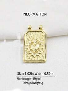 1pc Tarot Card, Palm, Sun, Heart, Devil's Eye, Snake Enamel 18K Gold DIY Pendant Charm For Bracelet, Necklace, Keychain, Jewelry Making, Accessories, Amulet, Phone Charm, Bag Decoration, Craft, Display, Earrings, Necklace, Keychain, Jewelry, Chat, Women's Accessories, Evil, Jewelry Maker, Women's Keychain - Multicolor - View 21