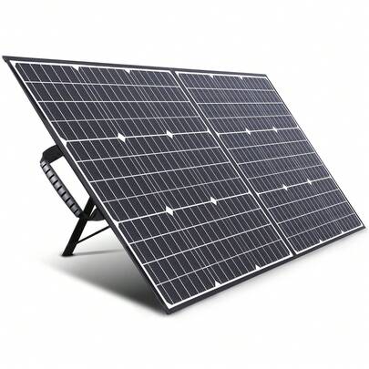  SWAREY 100W Foldable Solar Panel, ETFE Monocrystalline Solar Charger With Type-C PD 60W, Adjustable Brackets,13-In-1 D-C Connectors, For Power Station, Laptop, Phone, Tablet, Outdoor Camping