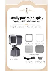 Outdoor & Home Use Portable BBQ & Hot Pot Smoke Extractor, 3600RPM Strong Suction, 60dB Noise - EU C Type Plug(220-240V) - View 12