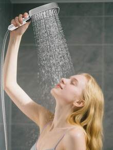 Handheld Square Shower Head, Button Switch Handheld Shower, Super High Pressure 3-Gear With Spray Gun Shower Head, Super High Pressure High Water Flow Shower Head For Bathroom Bathing - Multicolor - View 6