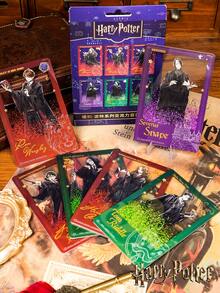 1Box Transparent Harry Potter Acrylic Postcards, Harry Potter, Malfoy, Hermione, Snape, Graffiti Entertainment Games,And Other Party Entertainment Game Cards, Photo Pass Through Card, Birthday Gifts,DIY Card Gifts - Multicolor - View 3