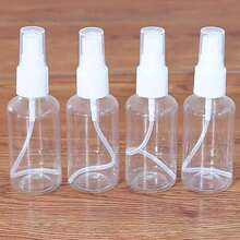 4pcs 30ml Refillable Spray Bottles, Portable Reusable Fine Mist Sprayer Bottles, Travel Size Cosmetic Sample Spray Containers - Clear - View 9