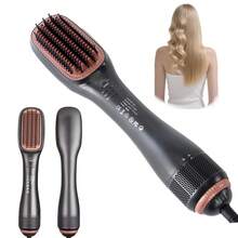 3-In-1 Hot Air Brush, Comb, Hair Dryer, Straightener, Quick Curler, Electric Straightener, Electric Hair Dryer, 3-In-1 Hot Air Brush, Hair Brush, Styling Brush, Blow Dry Brush, Hair Straightener, Curler, Slouchy Curler, Leak-Proof Design, Straighten Hair - EU C Type Plug(220-240V) - View 13