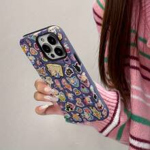 Funda de Teléfono de Doble Propósito SamsungA Compatible con iPhone 17 Pro Max, 16 Pro, 15, 14, 13, 11, 12, XS, 8 Plus y 7 - Presenta un Diseño Brillante 2 en 1. - Blanco - Ver 8