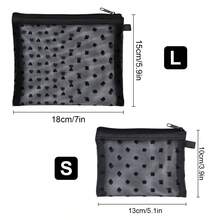 迷你毛绒心形网眼米色零钱包，口红收纳袋，粉色家居卧室书桌装饰旅行用品，婚礼家居装饰，生日，蘑菇新年配饰礼品