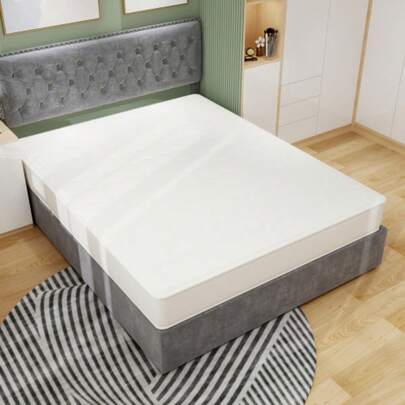 3D Breathable Mattress Independently Wrapped, Noise Free, Anti-Interference, Soft And Sturdy, Dual Support, Providing Back Care, Size: 160 * 200cm, Thickness: 23cm, White