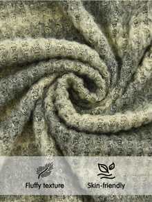 PETITE,Oversized Crew Neck Striped Jumper Spring Casual Y2k 90's Stripe Oversized Airport Fall Autumn Winter Everyday Work Chic Sweater - Mint Green - View 5