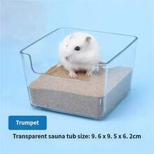 Hamster Toilet Basin, Bathroom Sand Litter Box For Hamsters, Fine Sand Bedding And Supplies For Small Pets, Odor Control And Antibacterial Properties For Rabbits, Multiple Sizes Available. - Style A - View 9