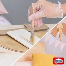 Resistol 5000, pegamento para armado, bricolaje, laminado, enchapado y ensamble, adhesivo de fuerte agarre para madera, fieltro, cuero, metal y otros materiales, 1x(250ml) - Multicolor - Ver 5
