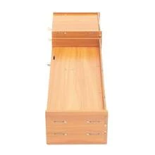 HaroldDol Monitor Stand With 3 Drawers, 2 Tiers Laptop Computer Monitor Riser For PC Screen, Desktop Wooden Screen Monitor Stand Riser With Storage Organizer For Home Office The Best Gift/Present For Family&Friends Happy Christmas - 木製的 - 查看 6