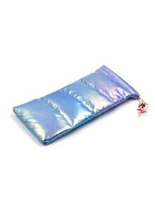 1PC Quilted Eyeglass Case Colorful Soft Glasses Bag Down Eyewear Glasses Pouch Glasses Box With Drawstring Closure - Multicolor - View 6