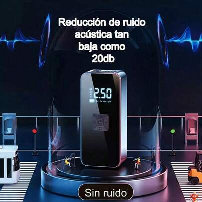 Bombas Aire Inflador Eléctricas Portátil Auto Llantas 150psi Negro 60 Trifásica