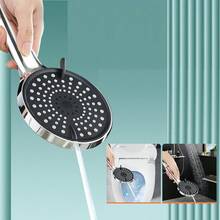 IOUHAPPY 1pc 3-Speed Pressurized Shower Head, Hand-Held Shower Head, Anti-Fall And Wear-Resistant, Electroplating Process, Silicone Water Outlet To Prevent Clogging, Bathroom Hardware, Bathroom Accessories, Enjoy A Luxurious Bathing Experience - Multicolor - View 7