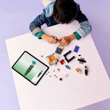 LEGO Minecraft Nether & End Portal Journey Building Toy For Boys & Girls - Video Game Playset & Toy Figures For Kids, Ages 7+ - With Cool Hero Minifigure - Gift Idea For Birthdays - 21584 Block Toys - 21584 - View 7