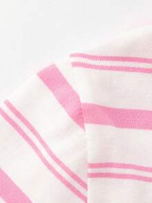 Balabala 柔软纯棉长袖T恤，男女皆宜，春秋季必备单品 - 紅紫色調 - 查看 6