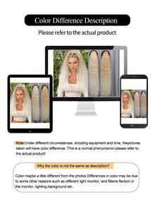 90cm Long Water Wavy Curly Drawstring Ponytail Extensions Ombre Blonde Black Brown Burg Long Fake Pony Tail Natural Soft Clip In Hairtail Extension Synthetic Heat Resistant Ponytail Hairpiece For Women Daily Wear ﻿1pc - Multicolor - View 8