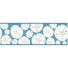 York Wallcoverings KB8641BD Bistro 750 - Papel pintado para pared, color blanco y beige(Muestra Azul .183) - Multicolor - Ver 1