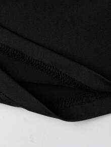 Summer Sexy Island Vacation Outfit Black Backless Mini Dress, Date Night Dress, Y2K Style - Black - View 8