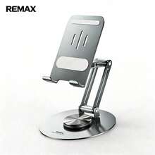 REMAX حامل RM-C37 متعدد الأجهزة: يناسب مختلف أحجام الهواتف والأجهزة اللوحية، ويتيح التبديل بسهولة بين الوضعين الرأسي والأفقي، ويضبط زاوية الرؤية حسب الاستخدام، وهو أداة مكتبية أنيقة، ومناسب للعمل المكتبي والتعلم عبر الإنترنت. لون أخضر طاووسي - الأخضر المالاكيت - مشاهدة 6