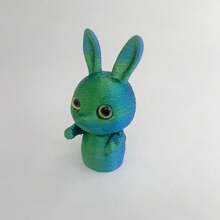 1pc Rabbit Decor With Vivid Eyes, Suitable For Desk, Dining Table, Easter Decoration, Christmas Gift - Multicolor - View 13