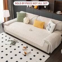 Plain Sofa Cover: Non-Slip Sofa Cover, Soft Sofa Towel And Comfortable Pillowcase, Sofa Protection For The Living Room At Home