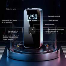 Bombas Aire Inflador Eléctricas Portátil Auto Llantas 150psi Negro 60 Trifásica - Negro1 - Ver 2