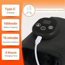 可充电电动足部按摩器，3种振动模式带加热功能，冬季暖脚神器，贴心节日礼物，送给家人的理想之选 - 彩色 - 查看 4