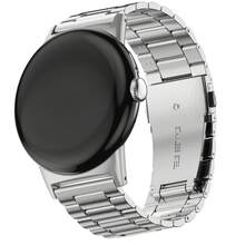 Dây đeo kim loại tương thích với Pixel Watch 4/3, đường kính 45mm, không khe hở, dây đeo cổ tay bằng thép không gỉ có thể điều chỉnh, dành cho nam giới và doanh nhân, thay thế cho Pixel Watch 4 3. - Đồng hồ Pixel 4/3 45mm - Xem 9