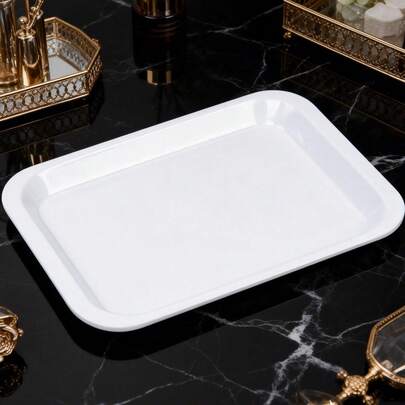11.7 X 8.5 Inch/15.5 X 11 Inch Rectangular Serving Tray, Suitable For Holding Snacks, Fruits, Cookies, Desserts, Reusable Plastic Tray, Ideal For Parties And Gatherings