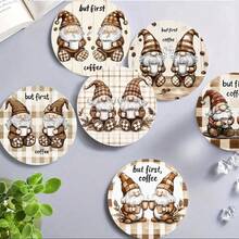 4/6/300 szt. podstawek z okrzemkami z motywem słonecznika nadają się do dekoracji domu, kawiarni, na popołudniową herbatę, do dekoracji restauracji, na imprezy tematyczne, do codziennego użytku, a także jako prezent. - Wielokolorowe - Zobacz 2