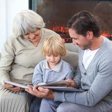 11x10.6 Inch 40 Pages DIY Photo Album With Magnetic Scrapbook, Linen Cover, Metal Pen & DIY Accessories, Fits 3x5, 4x6, 5x7, 6x8, 8x10, 8.5x11 Photos - Baby Blue - View 6