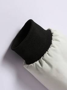 保暖内衬夹克，时尚、保暖、休闲，适合男士秋冬季日常穿着及户外运动。 - 白色 - 查看 5