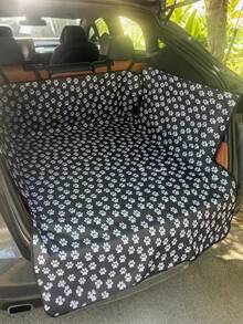 600D Waterproof Oxford Cloth Pet Cargo Liner, Suitable For Medium To Large Dogs, Scratch-Resistant, Washable, SUV Trunk Mat, Comprehensive Protection, Universal Durable Car Trunk Mat, Convenient For Traveling With Your Beloved Pet