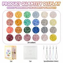 Kit de cuentas de fusión de 2.6 mm en colores surtidos con herramientas y tablero de clavijas, un gran regalo para familiares y amigos, accesorios DIY personalizados - Perlas fundidas - Ver 21