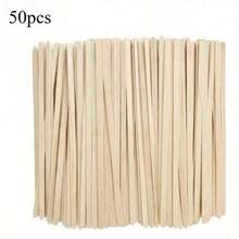 500/100支/50支/20支装美容脱毛木棒，一次性木棒，用于蜡的制备和涂抹，木浆材质