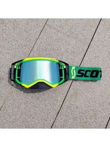 Easypie Selection 1pc Motorcycle Goggles, Dirt Bike Glasses, Off-Road Motorcycle, ATV, Skiing, Cycling Glasses, Outdoor Sports Helmet Face Mask - one-size - View 12