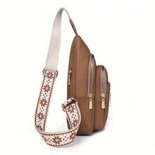 Lightweight,Business Casual Mini Crocodile Embossed Twist Lock Flap Square Bag For Teen Girls Women College Students,Rookies & White-Collar Workers Perfect For Office,College,Work ,Business,Commute,Outdoors, Travel, Outings, Animal Print Women Bag - 黑色 - 查看 7