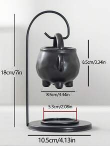 3PCS Iron Art Incense Burner, Cross-Border Moon Ornament, Moon Candlestick Ornament, Crescent Metal Incense Burner Hanging Stove - Multicolor - View 7