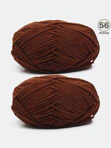 1/2支 5股混色乳白色腈纶纱线，50克/支，柔软多用途，中等粗细的乳白色纱线 - 非常适合手工编织、手工织造、DIY工艺品，可用于DIY钩编包、手提袋、围巾、帽子、毛衣、衣服、拖鞋、鞋子、玩偶、靠垫、钩编毯子、手工钩编项目、DIY小礼物、情人节礼物。