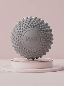 1个7厘米TPE材质健身按摩球，肌肉放松硬质颈椎经络按摩球，适用于手部、足部、背部磁疗瑜伽球 - 淺粉色 - 查看 7