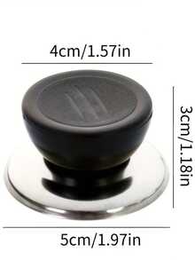 1/3/12pcs Stainless Steel Pot Lid Handles - Heat Resistant, Kitchen Accessories Fit For Glass And Metal Pots, Modern Kitchen Supplies | 3pcs Heat Resistant Pot Lid Covers, Ideal For Kitchen And Cooking