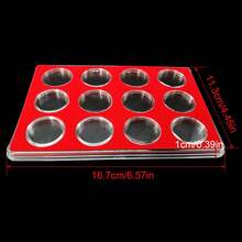 27mm Coin Capsule Collection Box Protect Display Case Storage Organizer Holder - Red - View 2