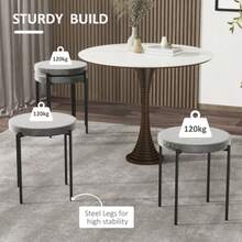 HOMCOM Set Of 4 Stackable Dining Stools/Kitchen Chairs With Velvet-Look Padded Seat, Metallic Grey, Ideal For Kitchen And Dining Room, 41.5 X 41.5 X 46 Cm | Aosom.De - Light Grey - View 4