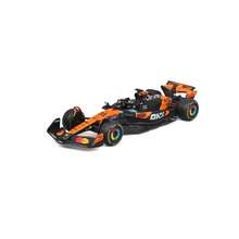 Burago Modelo de Coche a Escala 1:43 F1 McLaren F1 MCL39 2025 #81 Oscar Piastri con Vitrina - #81 MCL39 con casco - Ver 4