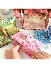 2pcs 3D Pop-Up Greeting Cards With Envelopes, Couple Gift, 3D Butterfly Design, Vintage Style, Suitable For Birthday, Wedding, Anniversary, Valentine's Day, Mother's Day, Thanksgiving, Christmas, Size: 10*14cm (3.9*5.5 Inches) - Multicolor - View 4
