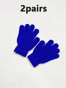 男女通用针织弹力手套，适合春、秋、冬季佩戴（7.87 英寸 x 4.33 英寸）。全指针织弹力手套，内衬弹力保暖，适合寒冷、刮风下雨天气。多种颜色可选，可搭配不同服饰，满足个人喜好。这款手套弹性极佳，佩戴舒适，活动自如，同时又能提供出色的保暖效果，是节日、情人节及其他节日的理想礼物。