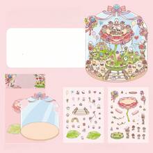[Bộ nhãn dán Gucard, Mô hình tiểu cảnh, 67 nhãn dán phong cảnh với nhiều kiểu dáng khác nhau!!!] Thế giới thu nhỏ chất lượng cao: Mô hình tiểu cảnh Dreamland, kích thước lớn, tự làm, nhãn dán nhà thu nhỏ - Mô hình tiểu cảnh thẩm mỹ cao - Nhiều màu - Xem 19