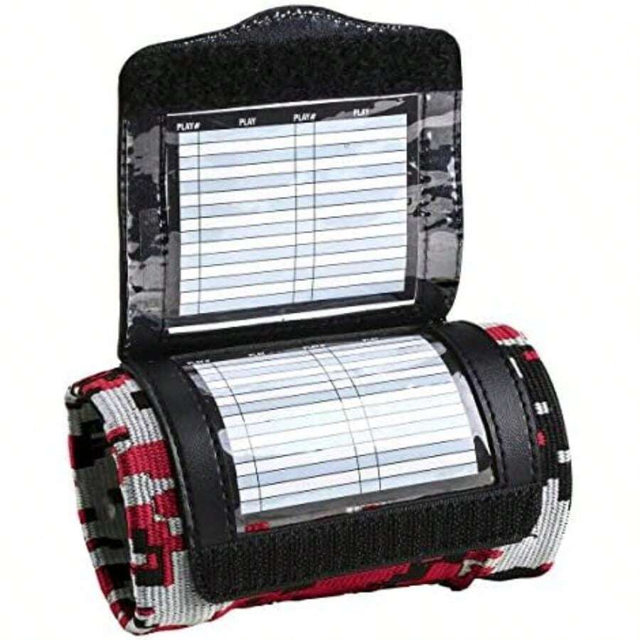 CHAMPRO Triple Wristband Playbook(Unisex-Adult Camuflaje Escarlata) - Multicolor - Ver 1