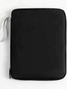 Una bolsa de transporte manual para tableta, una bolsa de almacenamiento de tableta simple y de moda, una bolsa de estuche interior portátil y resistente al agua, una bolsa de computadora de PU de 11 pulgadas y 13 pulgadas adecuada para uso en el hogar, viajes, vacaciones y la escuela - Multicolor - Ver 11