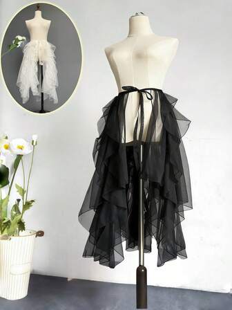 1 adet Asimetrik Denizkızı Kuyruğu Elbise, Asimetrik Kabarık Etek, Akıcı Performans Elbisesi, Cam Görünümlü Maksi Etek, Önlük Tarzı Etek, Lolita Üst Etek, Fırfırlı Katmanlı Kuyruklu Etek, Düğünler, Partiler, Performanslar, Gelin Partisi, Sahne Gösterileri, Cosplay, Fotoğraf Çekimi Aksesuarları, Dans Gösterileri, Cadılar Bayramı Kostümleri için uygundur.